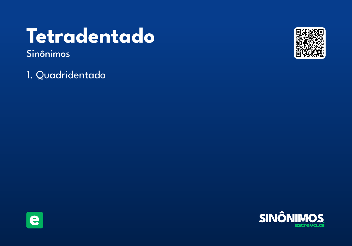 tetradentado