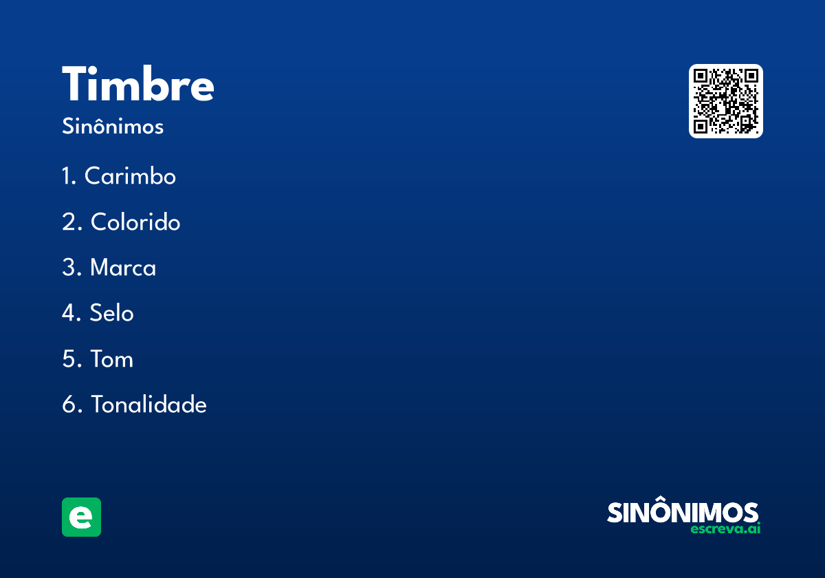 timbre