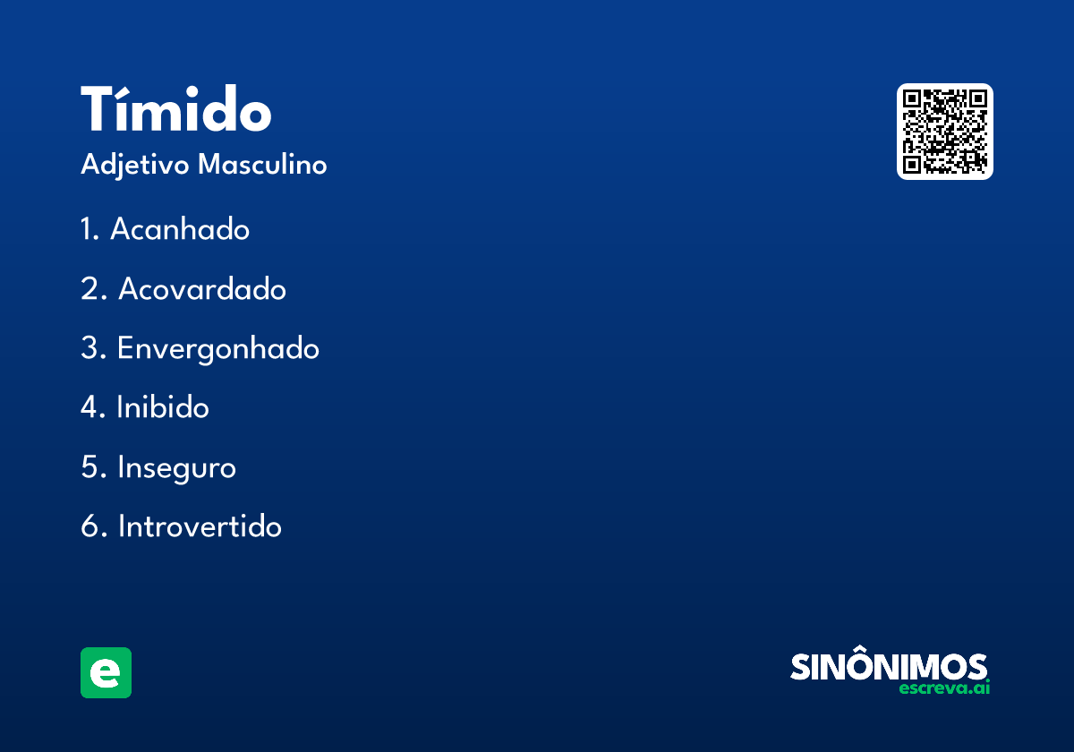 tímido