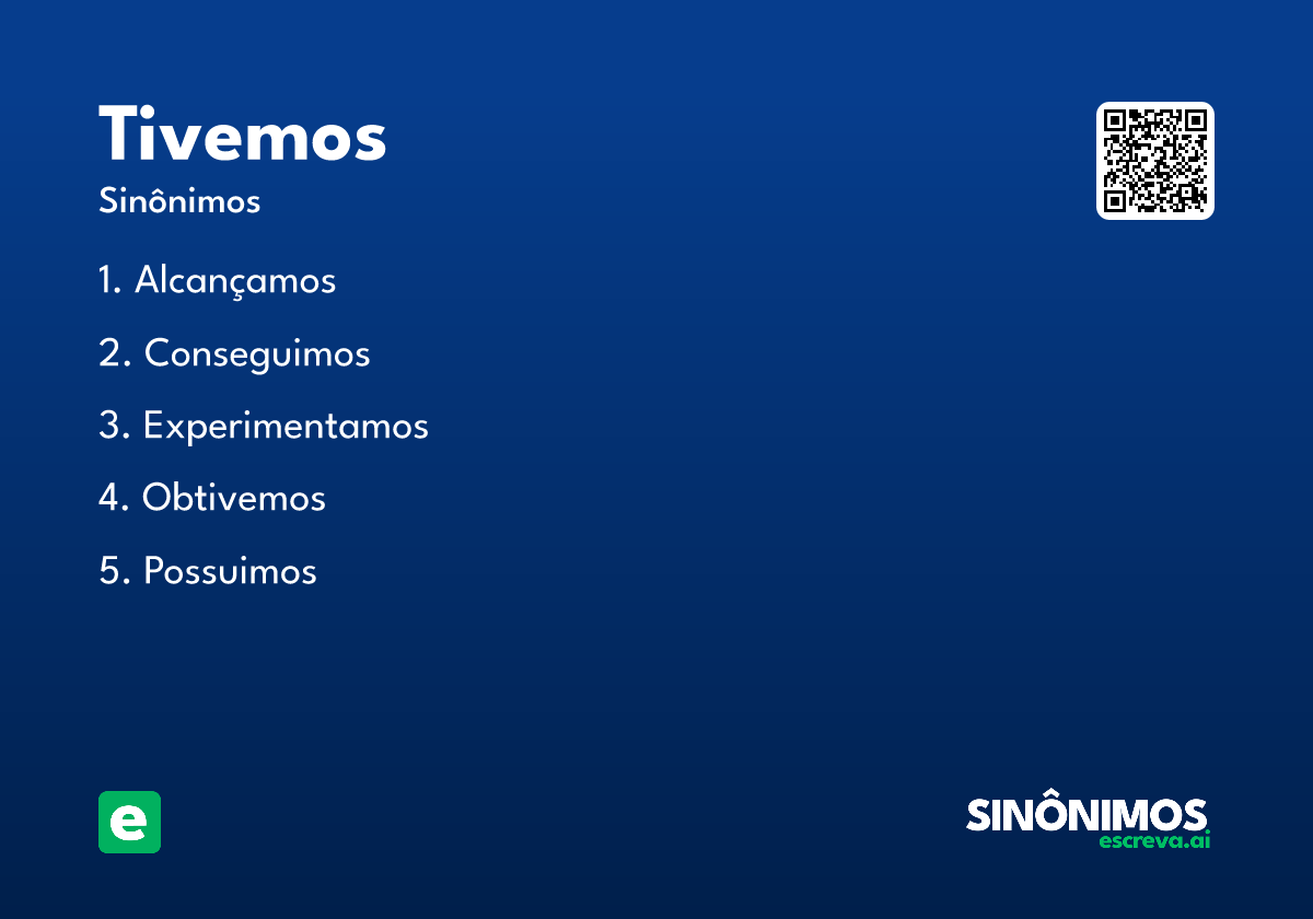 tivemos