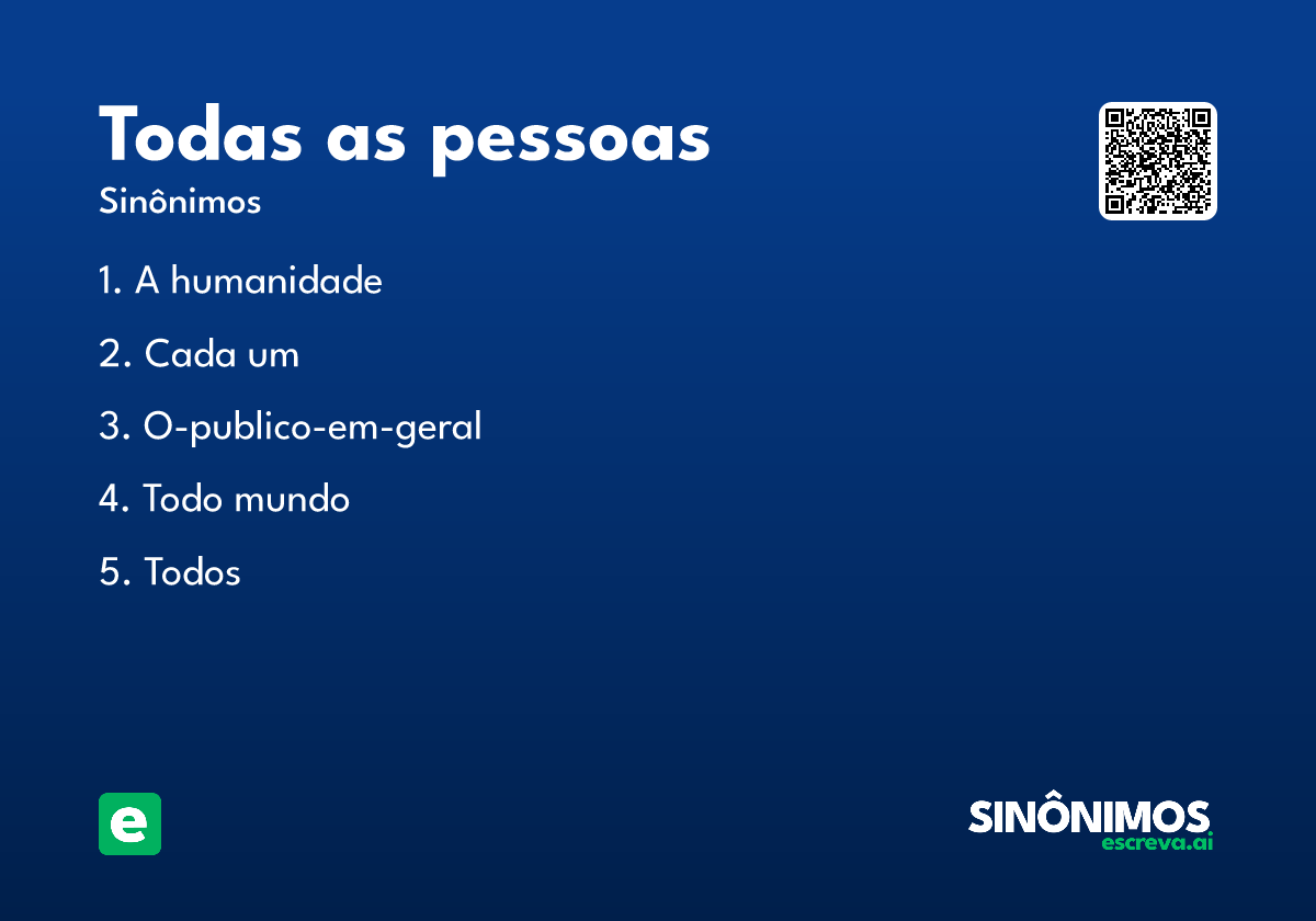 todas as pessoas