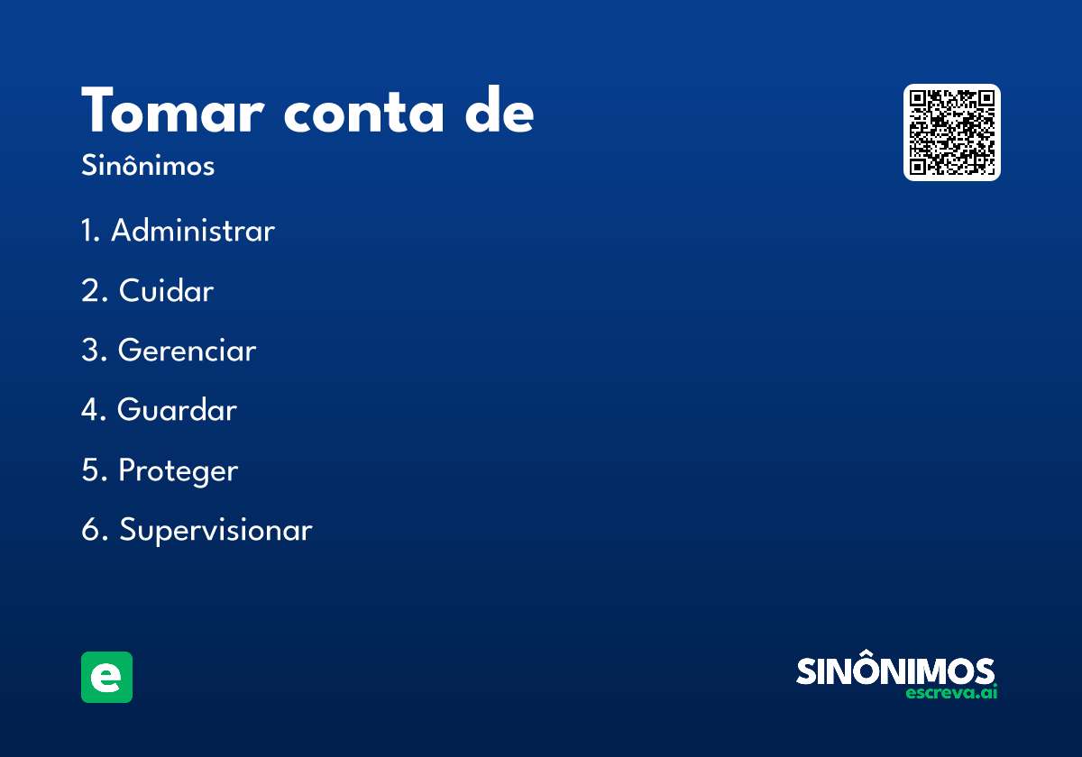 tomar conta de