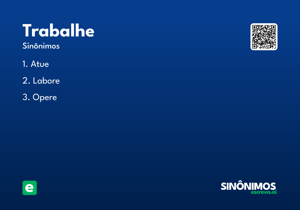 trabalhe