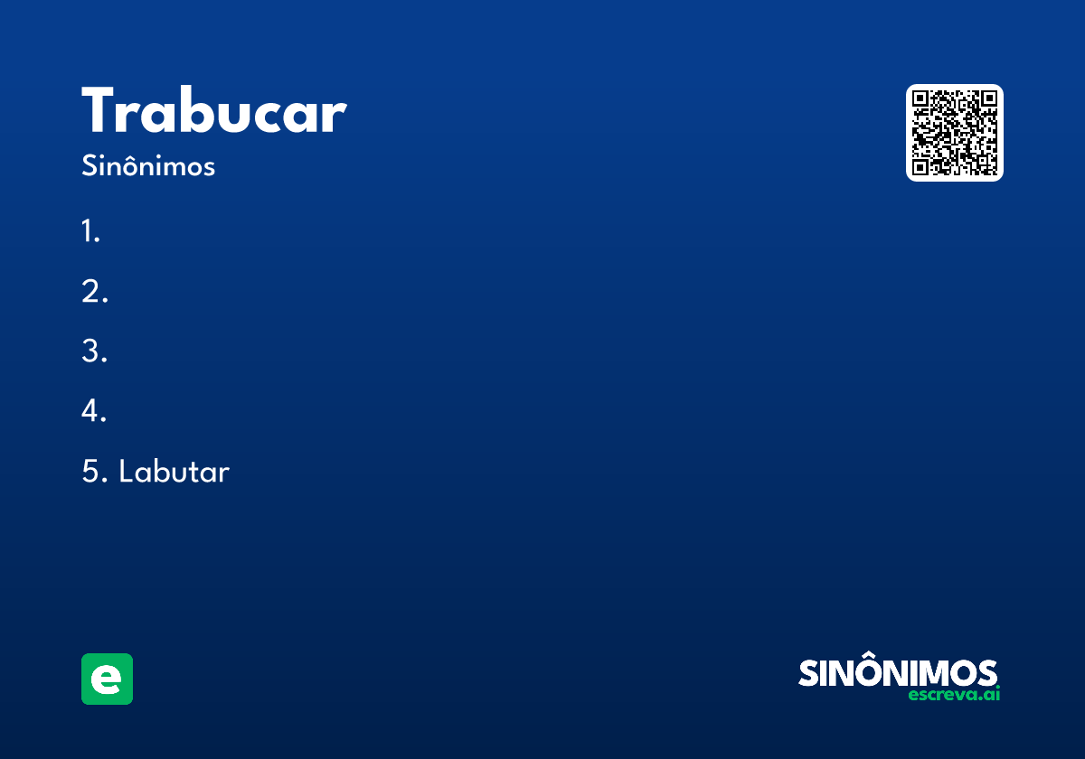 trabucar