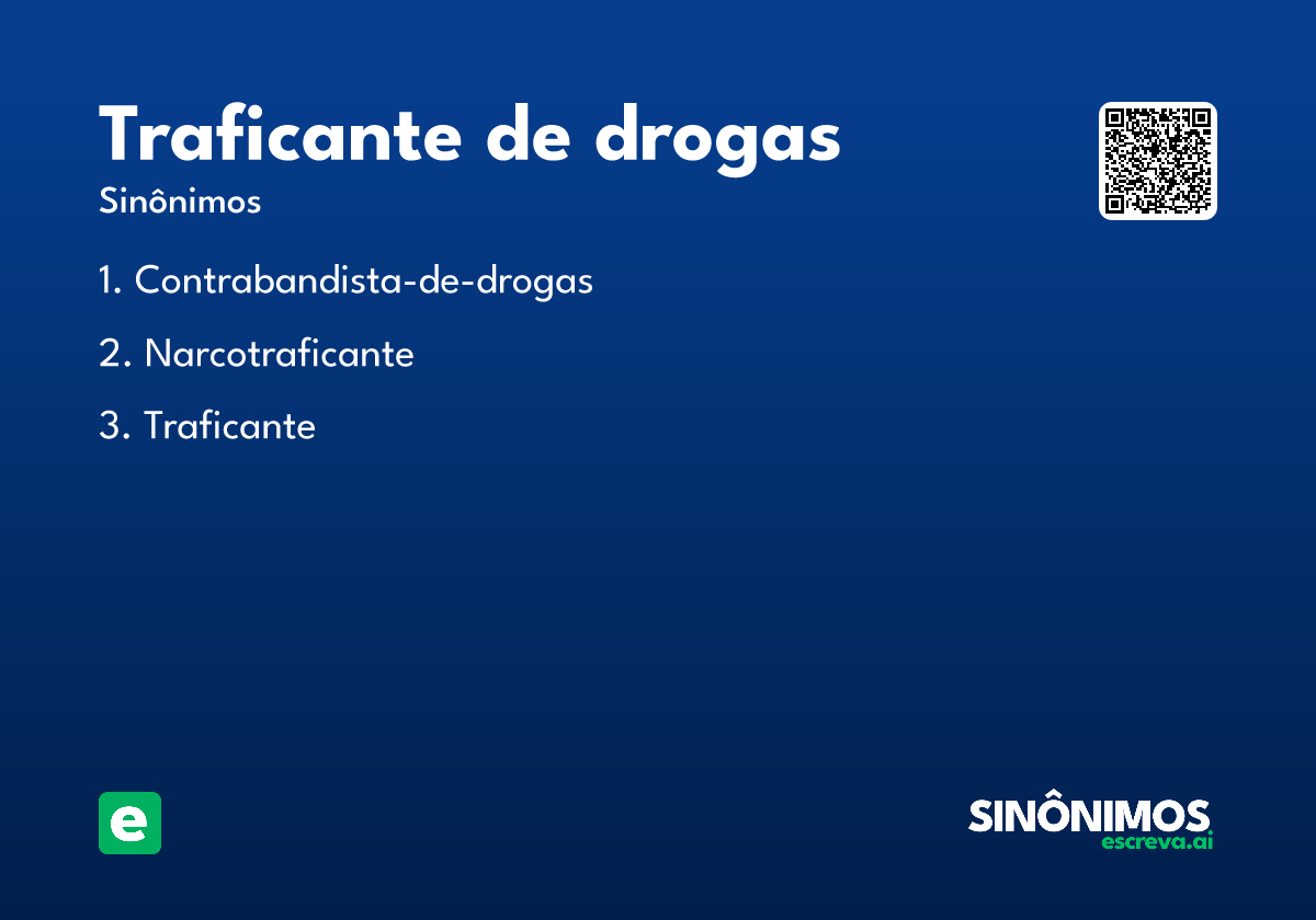 traficante de drogas