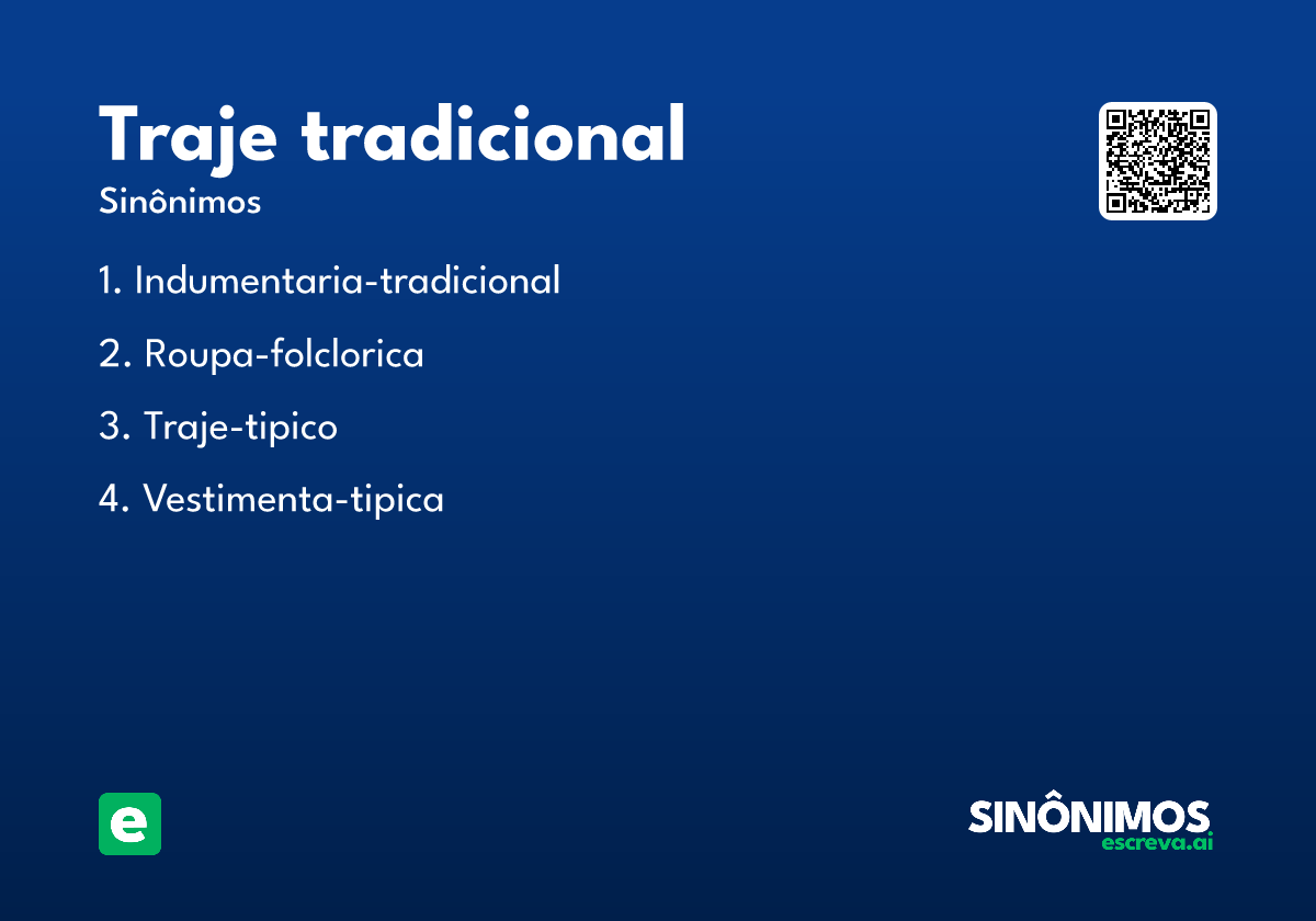 traje tradicional