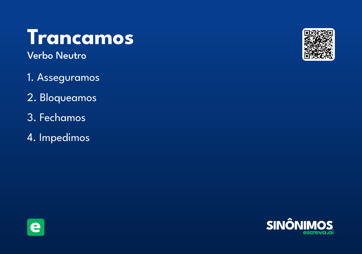 trancamos