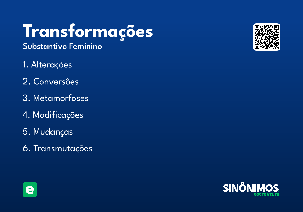 transformações