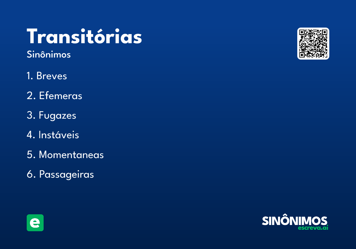 transitórias