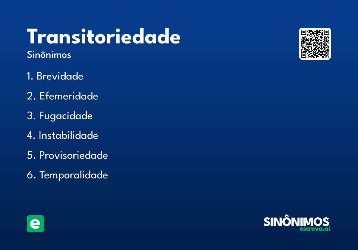 transitoriedade