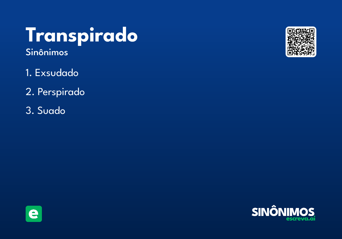 transpirado