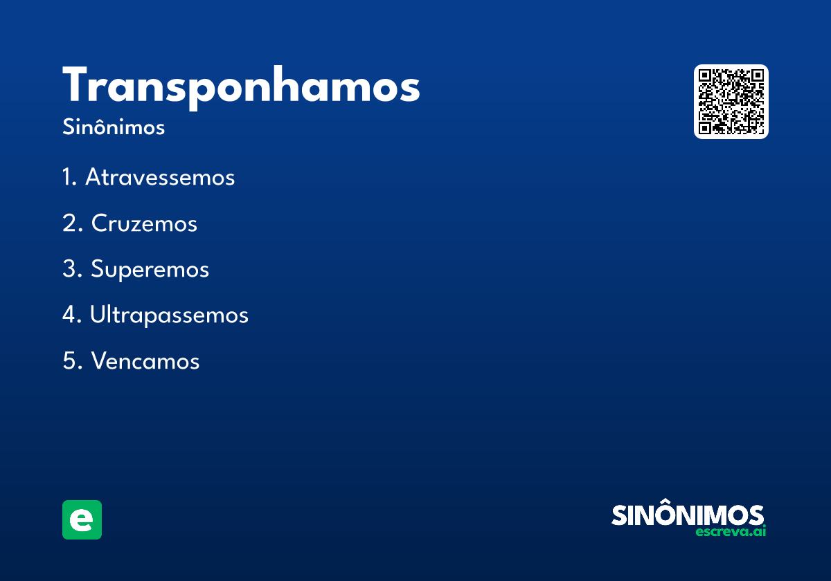 transponhamos