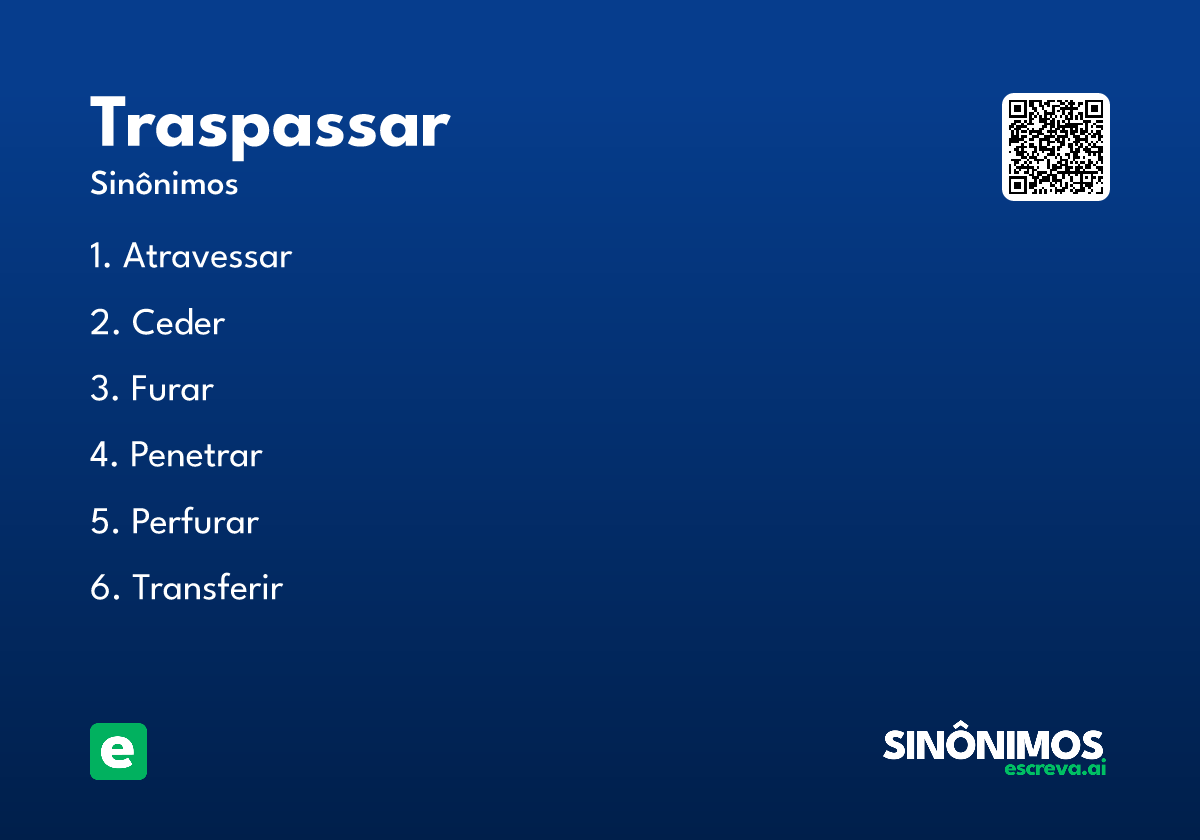 traspassar