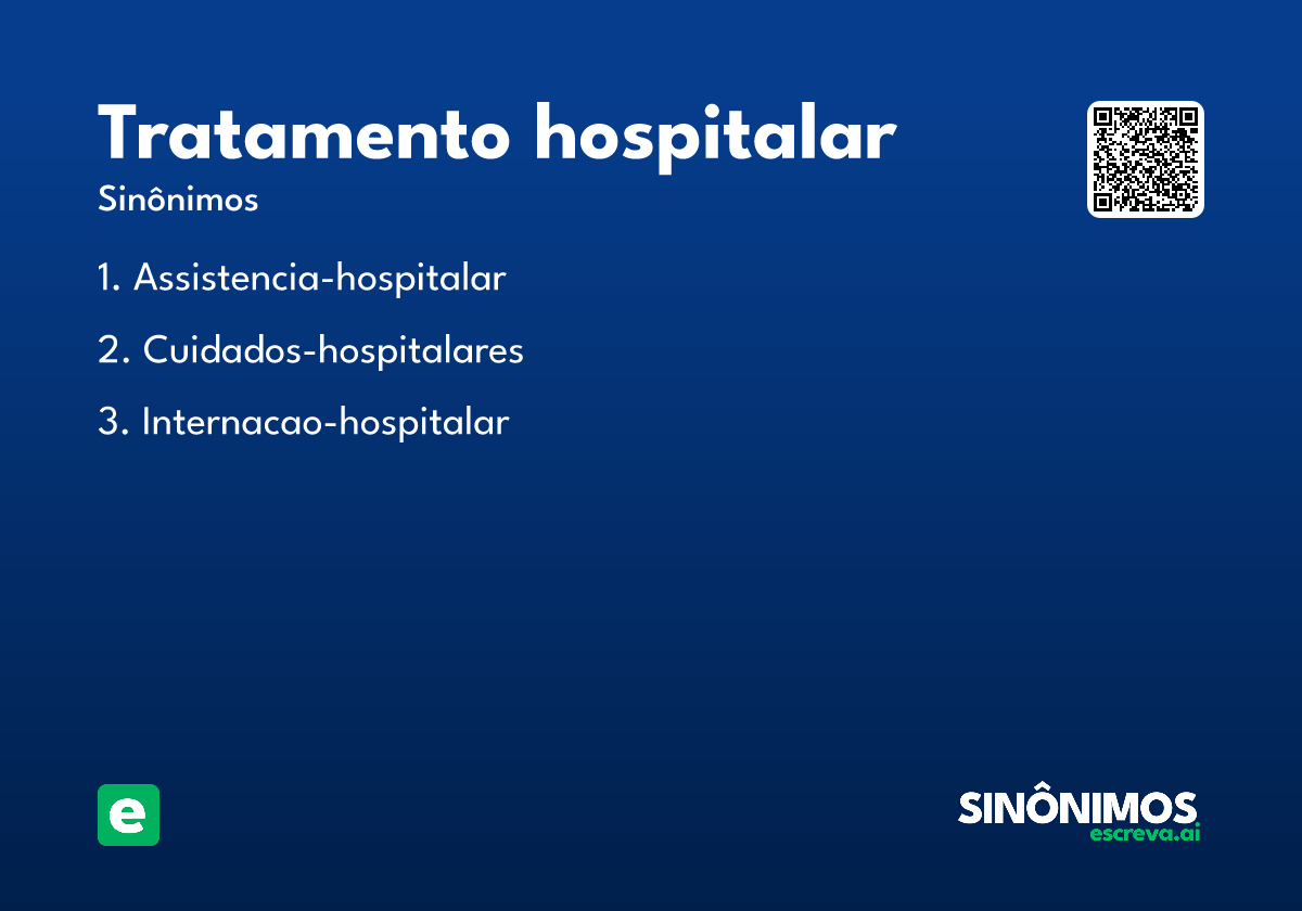 tratamento hospitalar