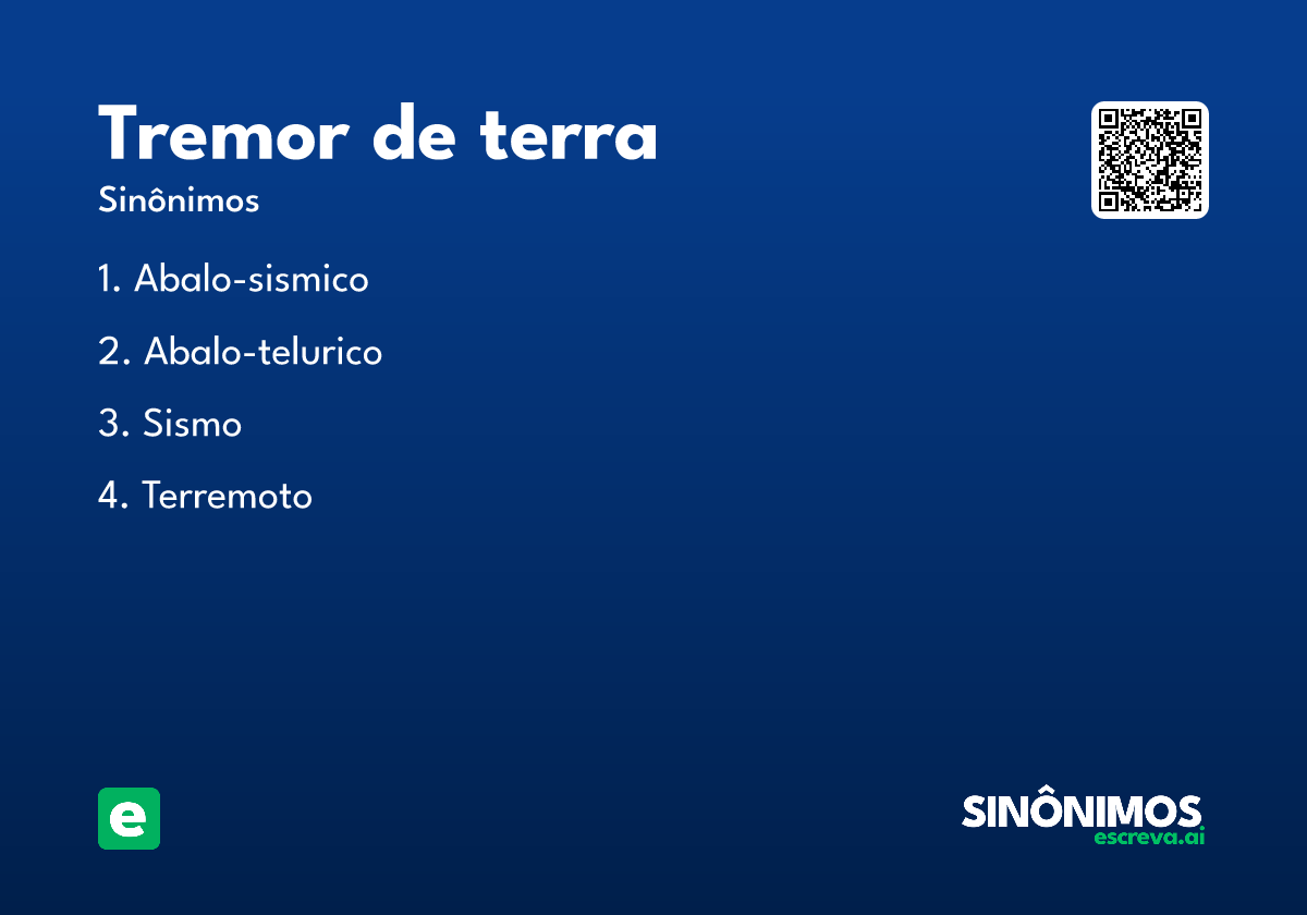 tremor de terra