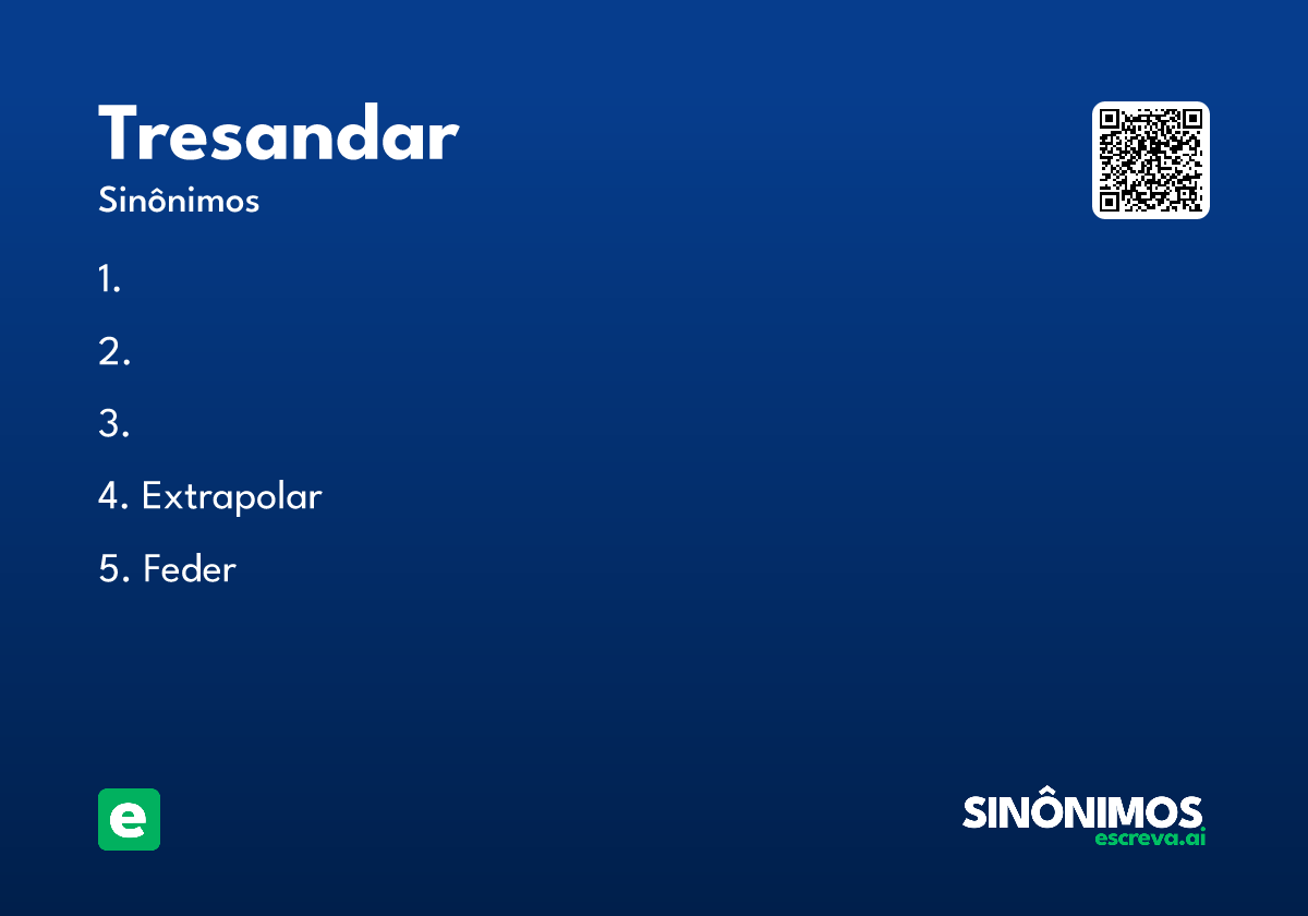 tresandar