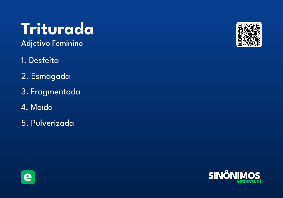 triturada