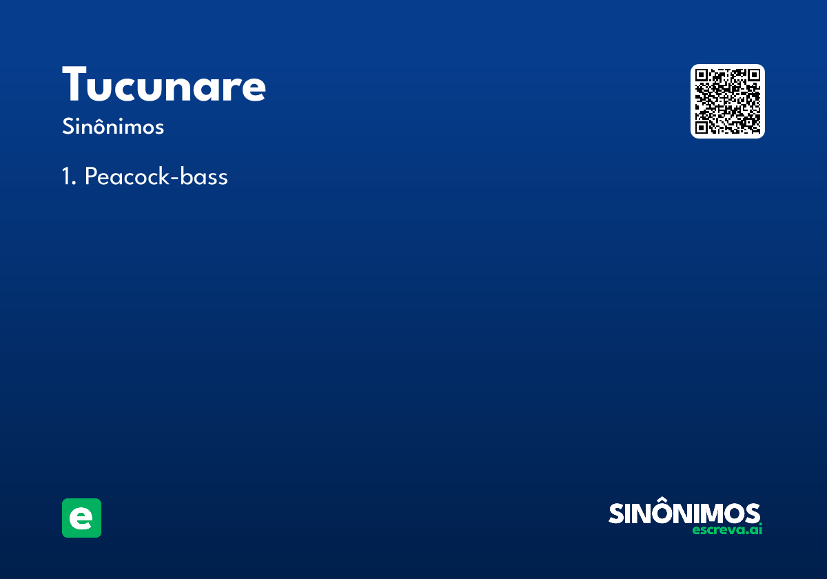 tucunare