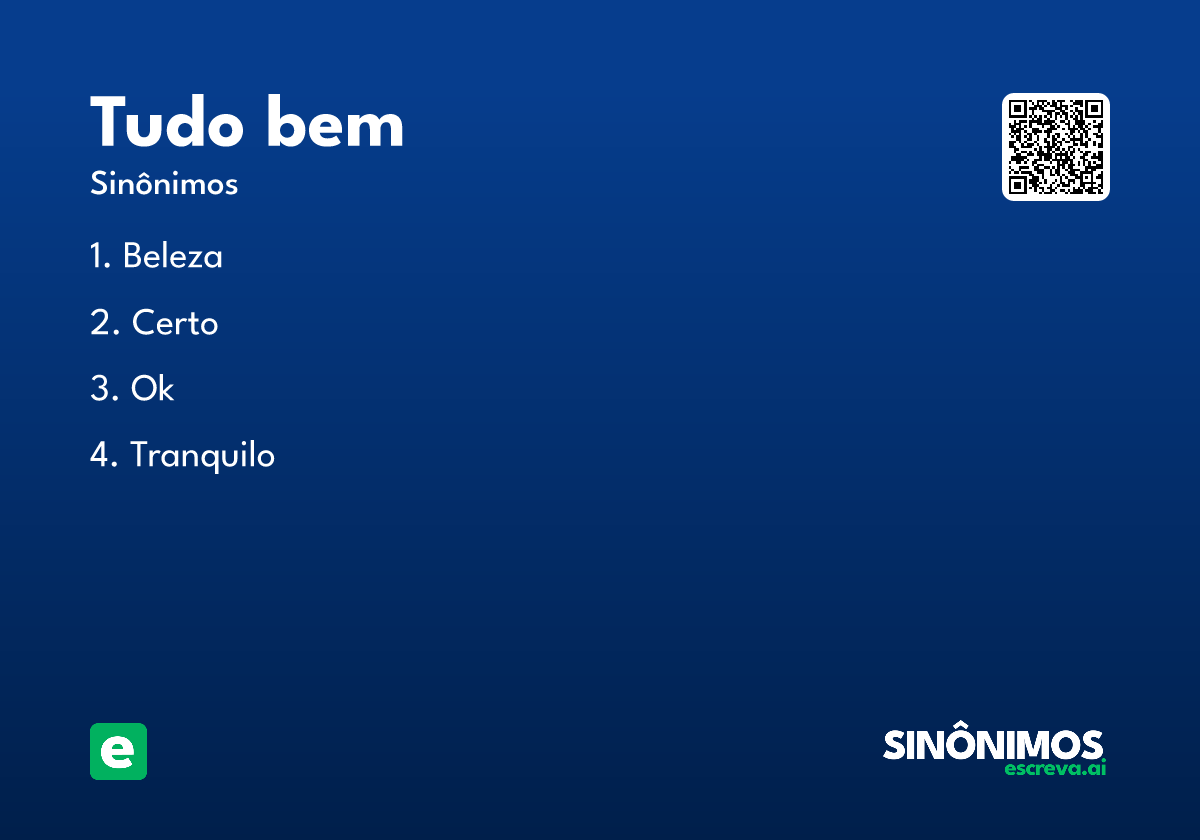 tudo bem