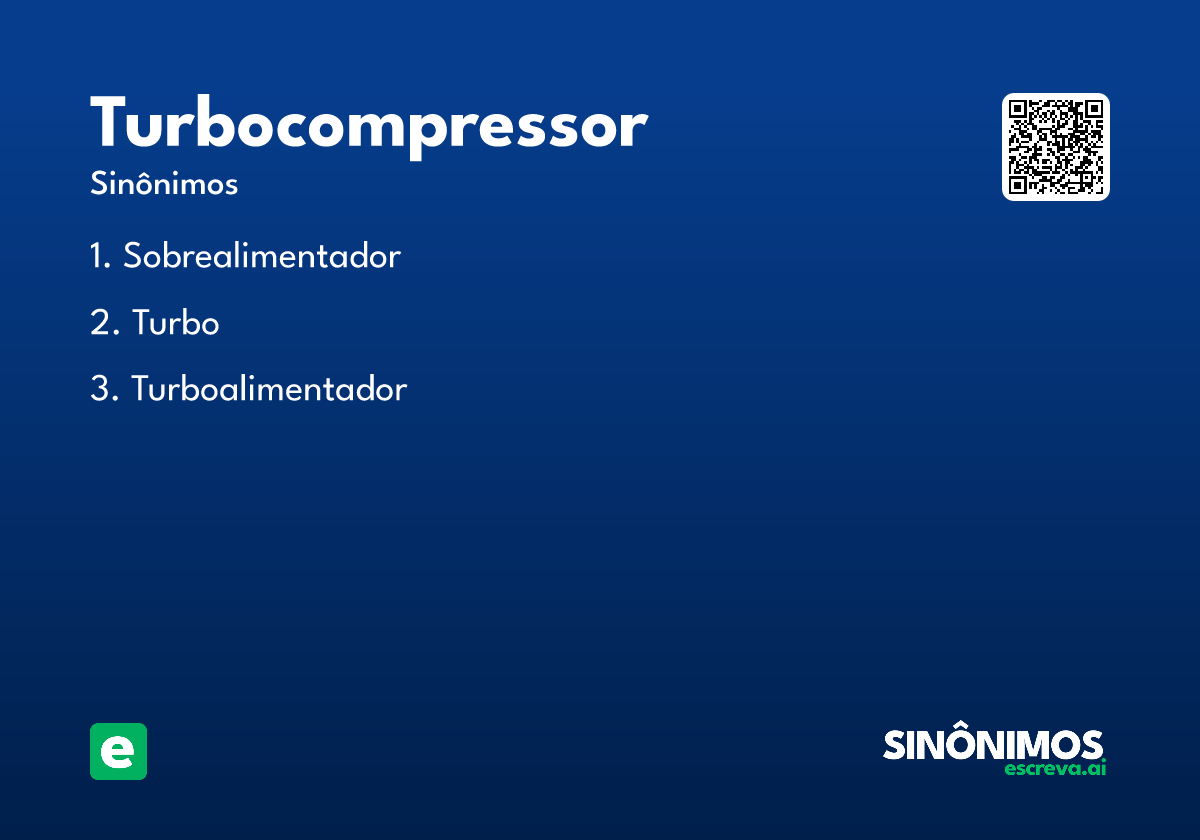 turbocompressor
