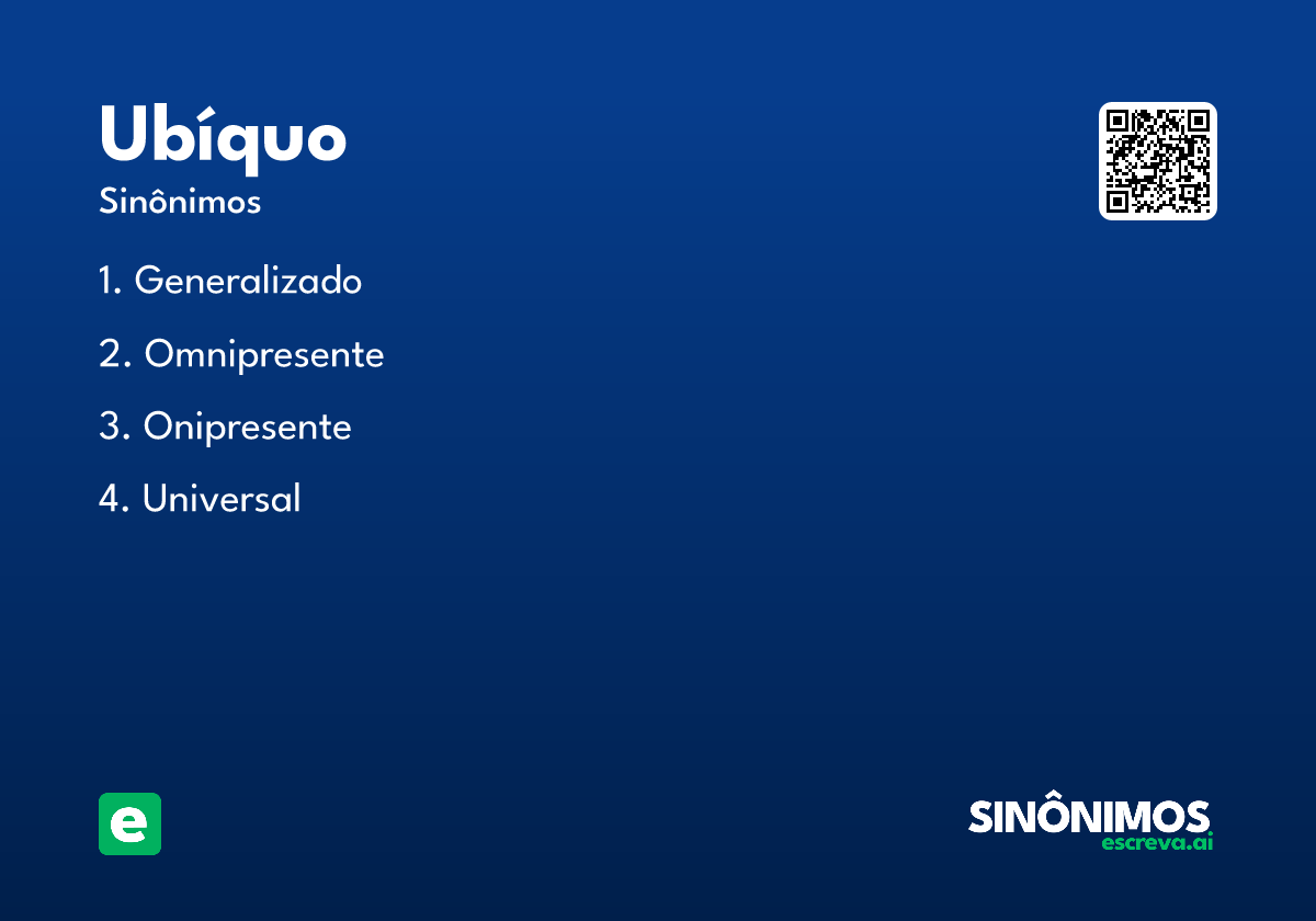 ubíquo