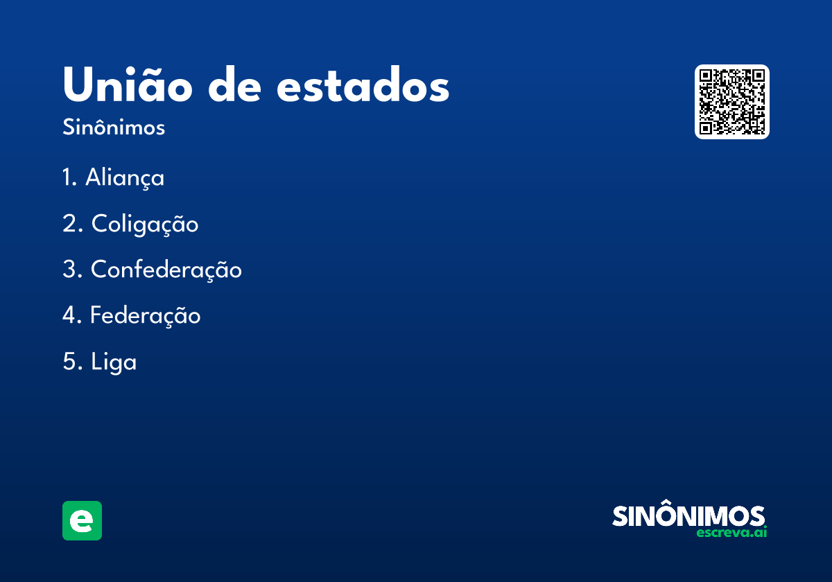 união de estados