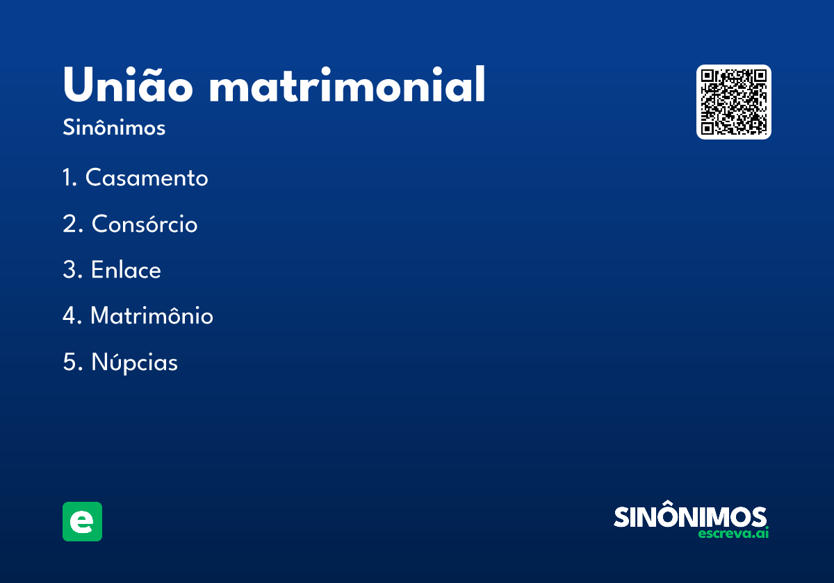 união matrimonial