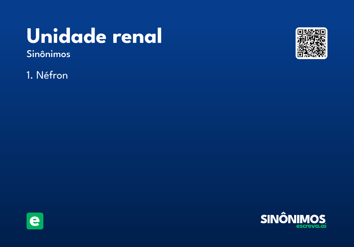 unidade renal