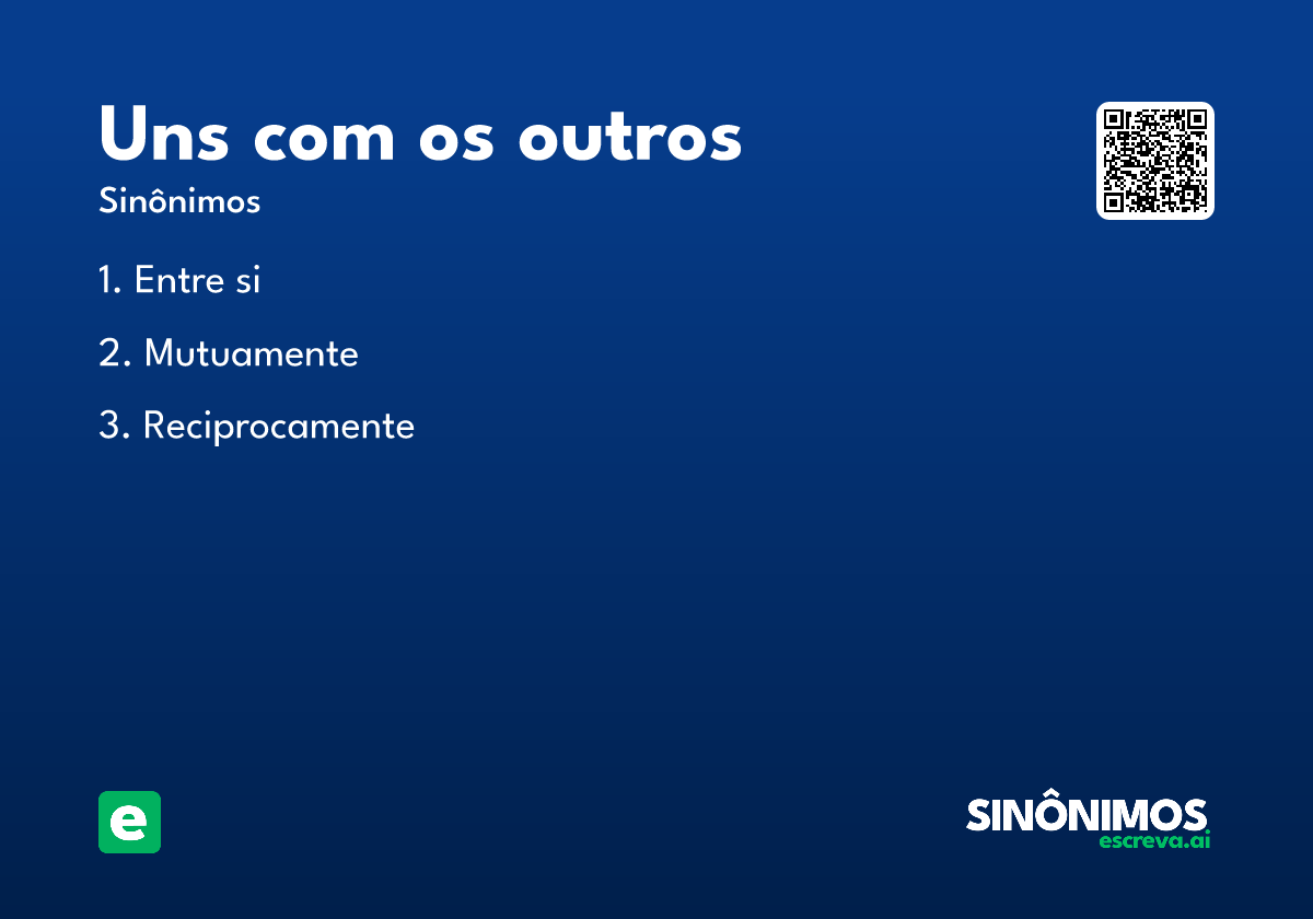 uns com os outros