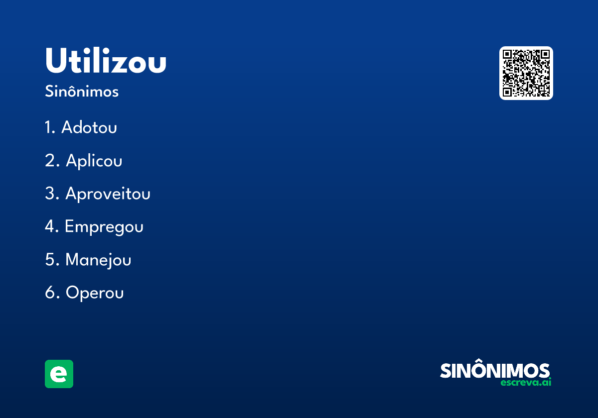 utilizou