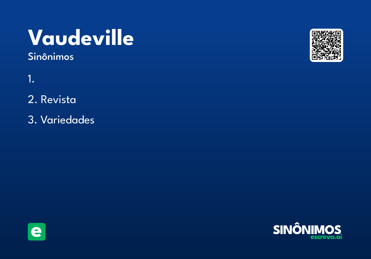 vaudeville