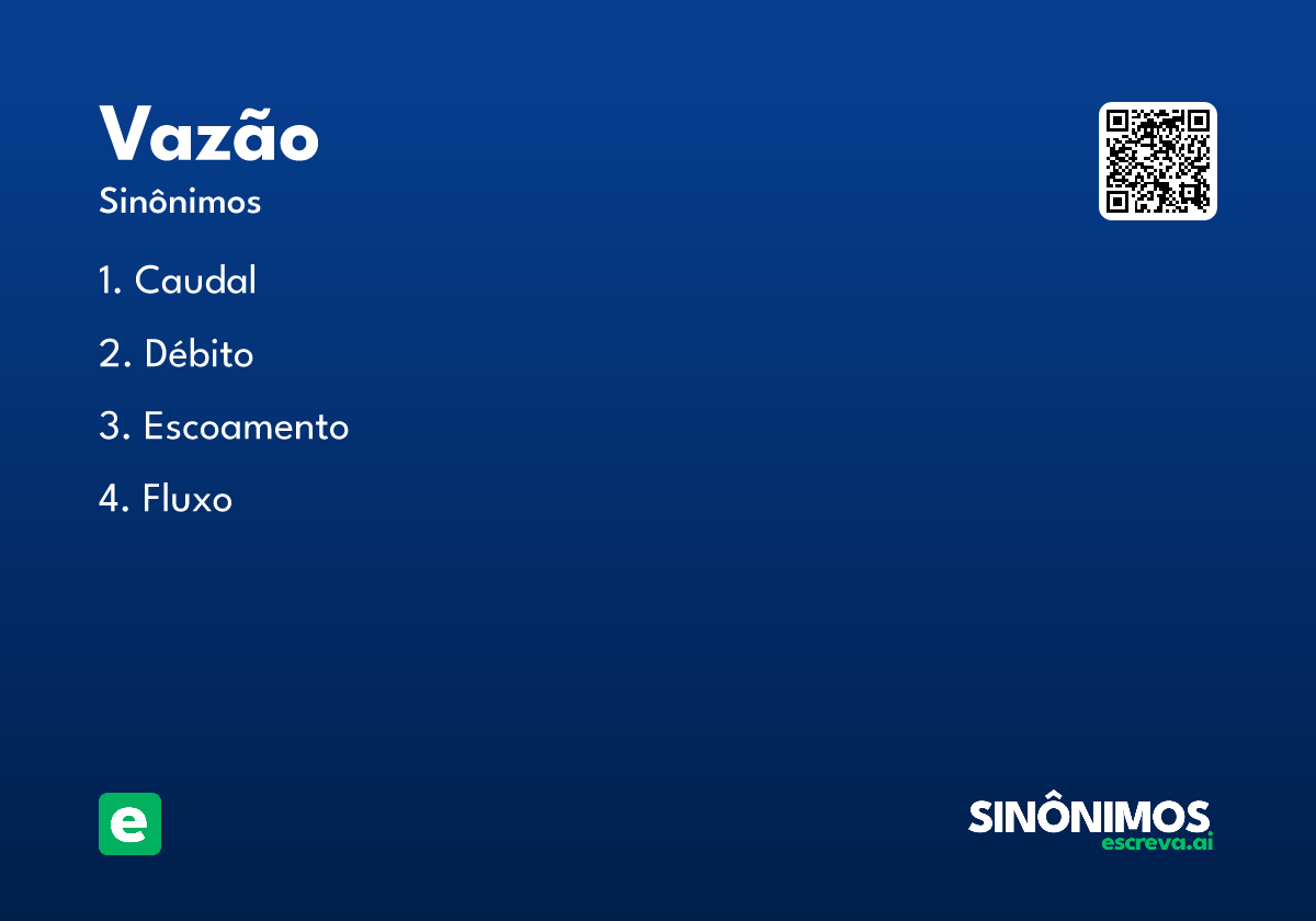 vazão
