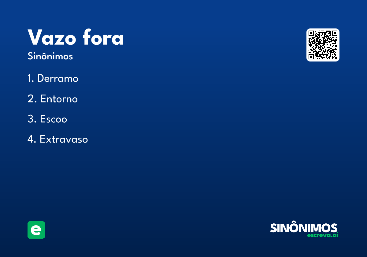 vazo fora