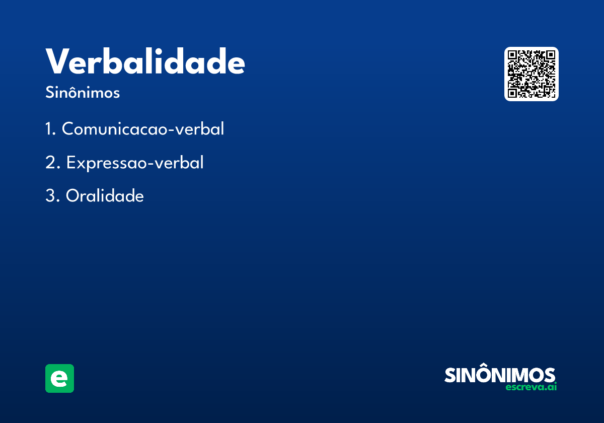 verbalidade