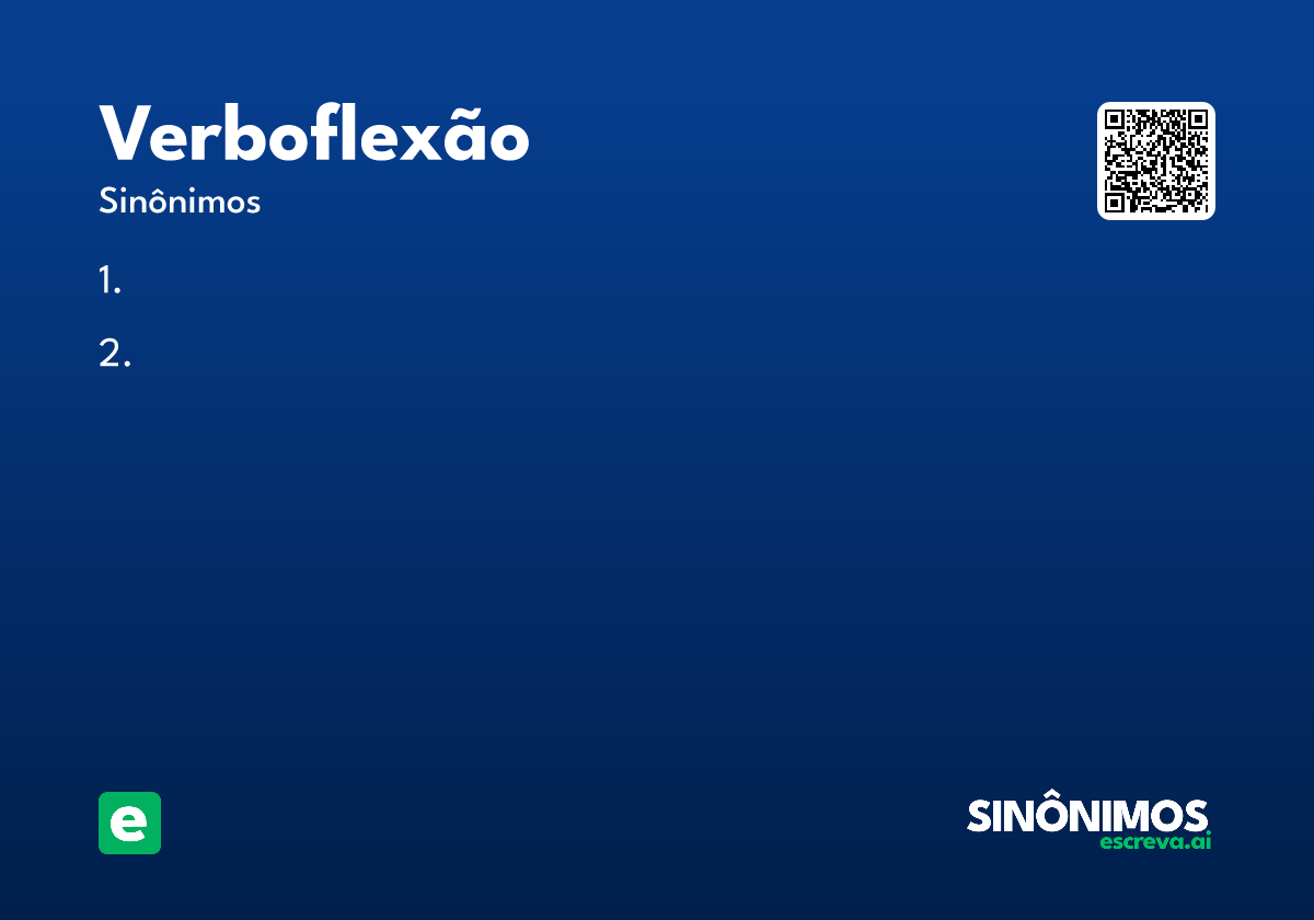 verboflexão