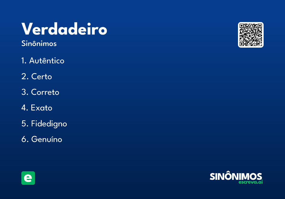verdadeiro