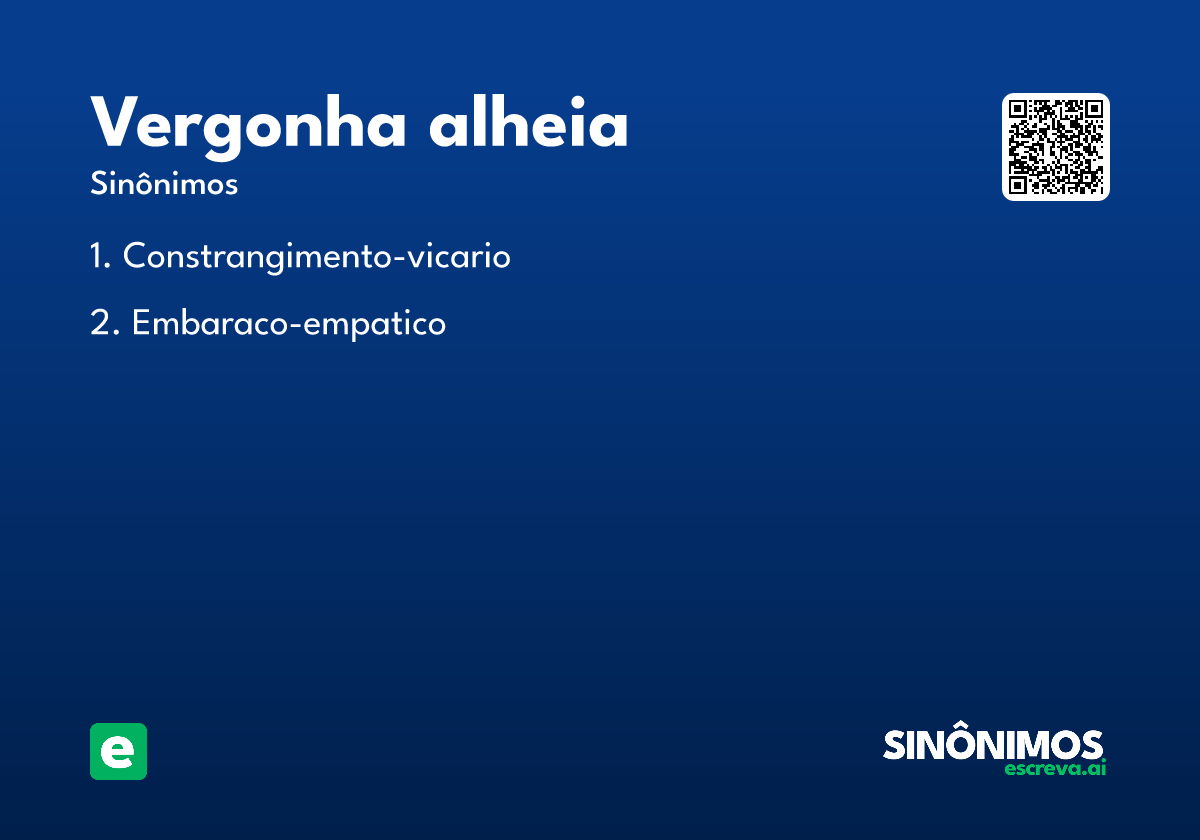 vergonha alheia