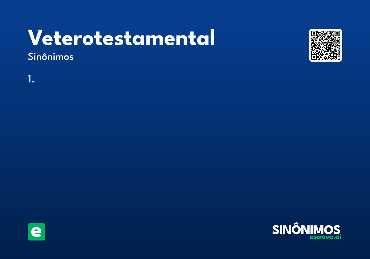 veterotestamental