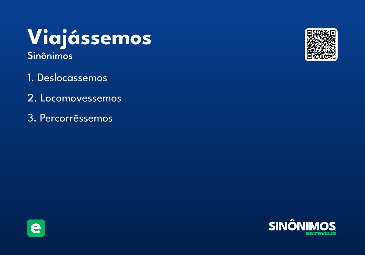 viajássemos