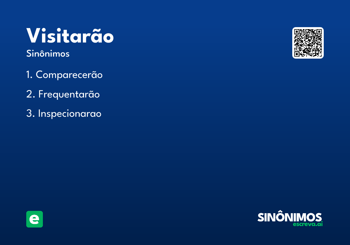 visitarão