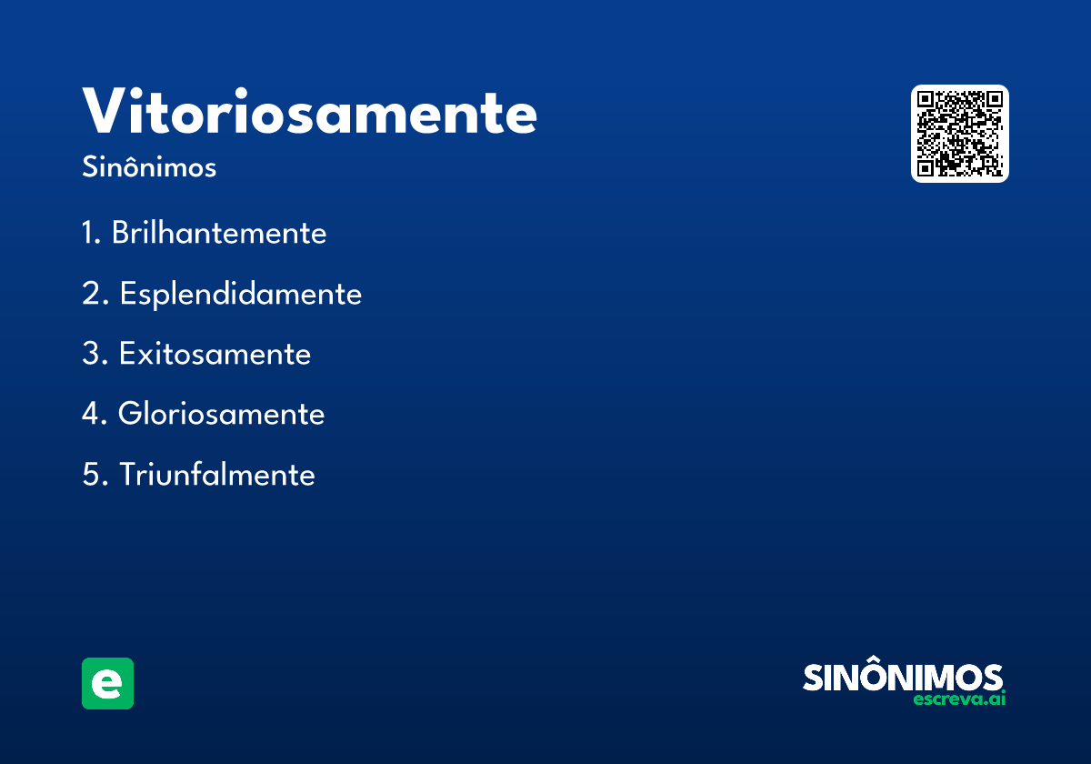 vitoriosamente