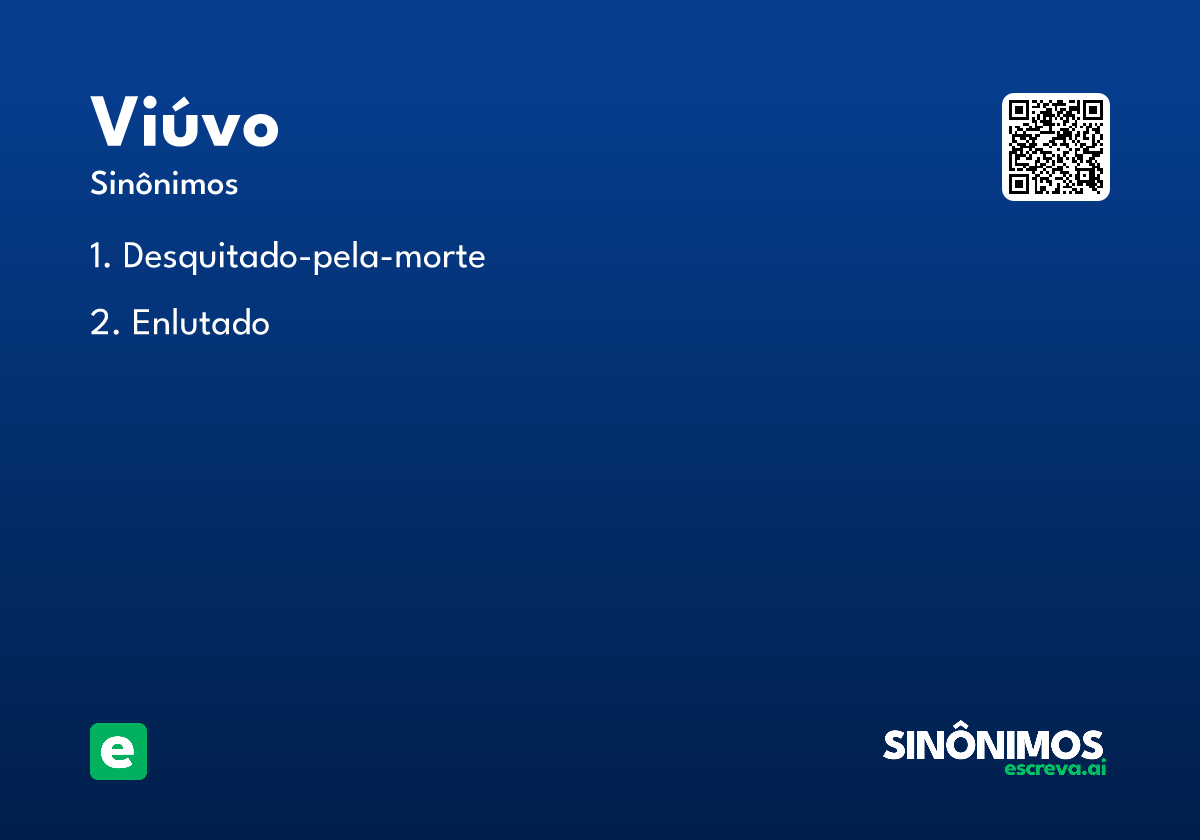 viúvo