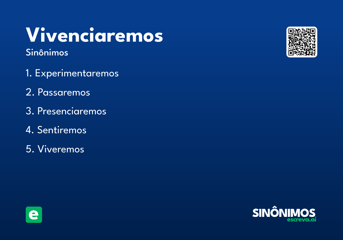 vivenciaremos