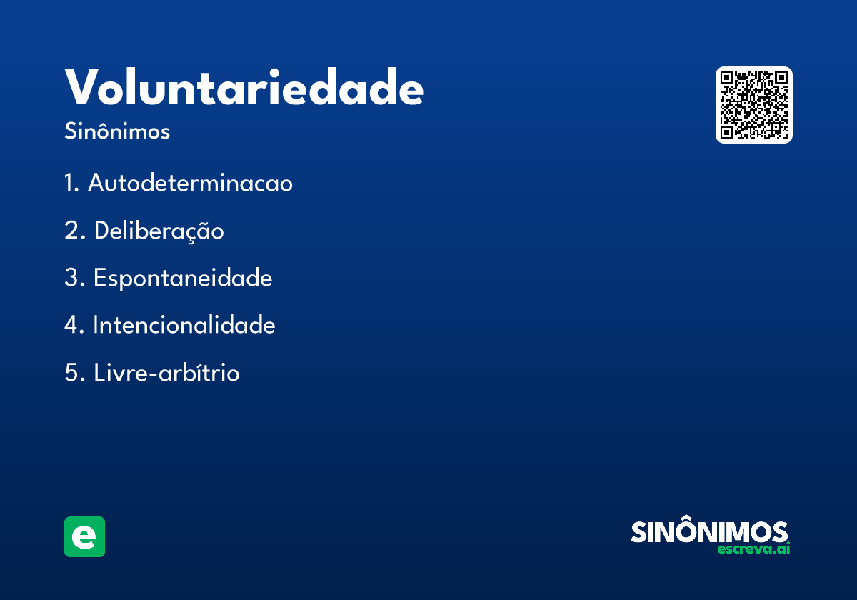 voluntariedade