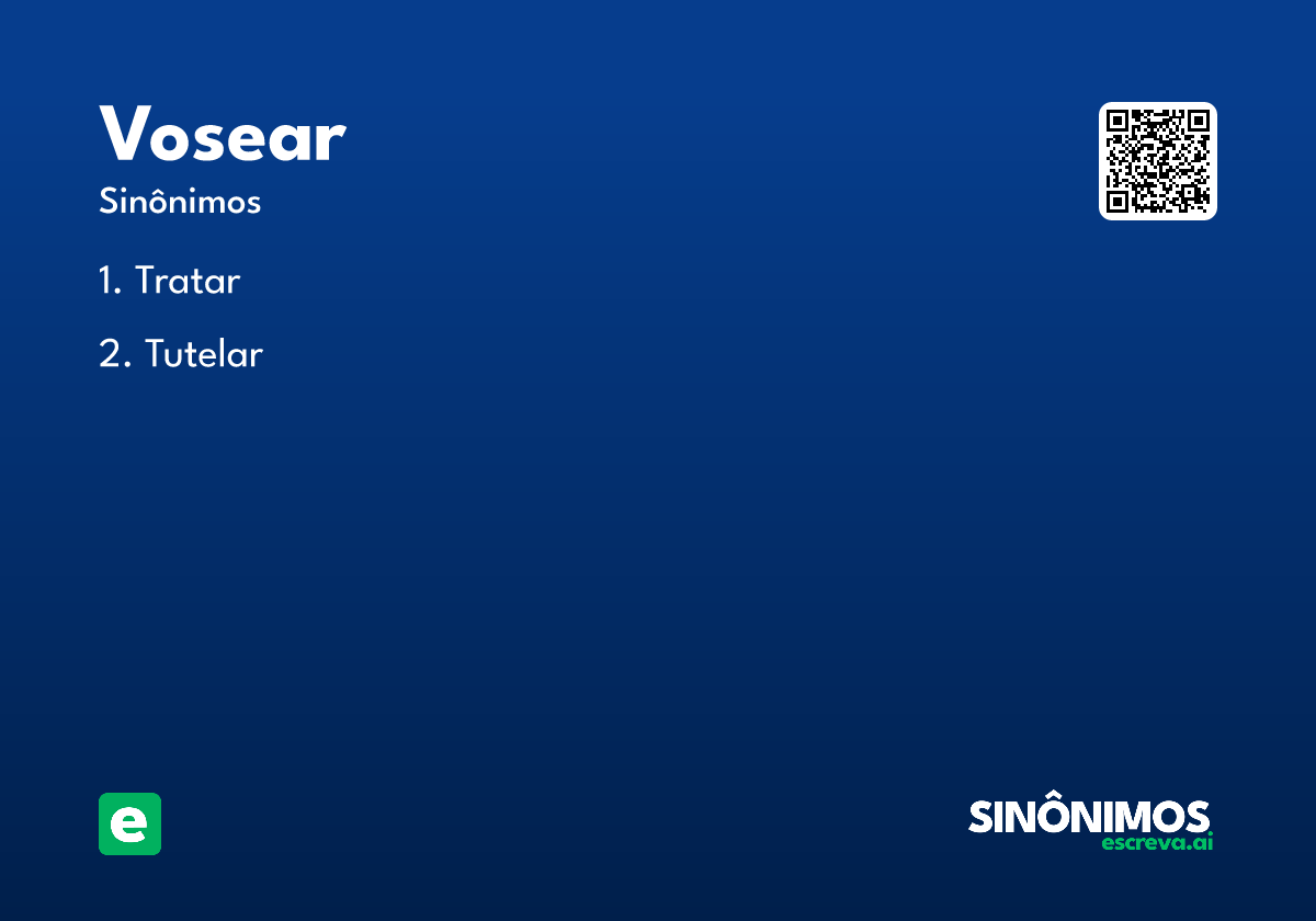 vosear