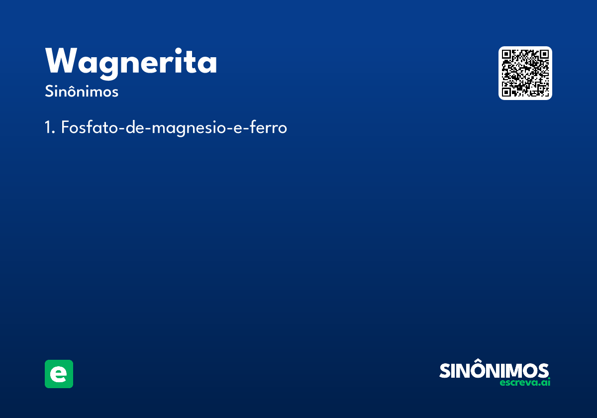 wagnerita