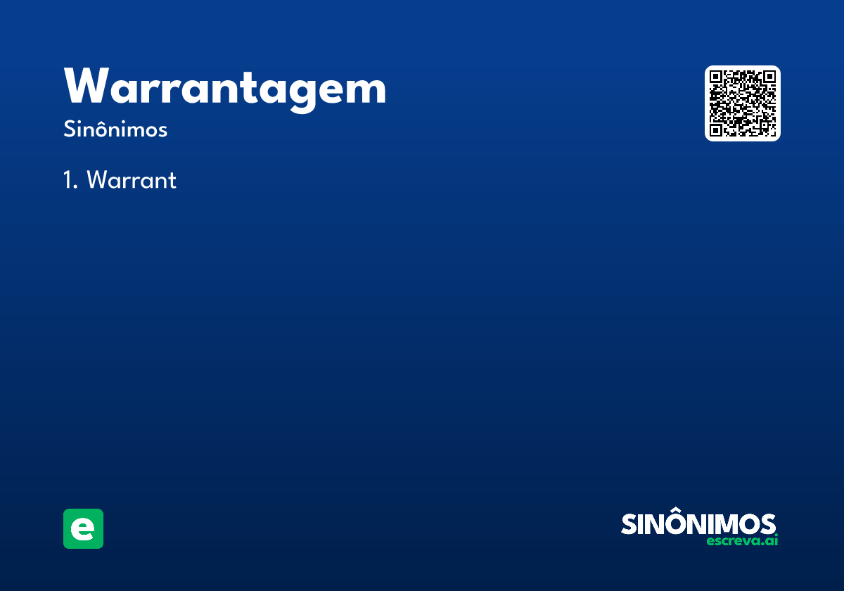 warrantagem