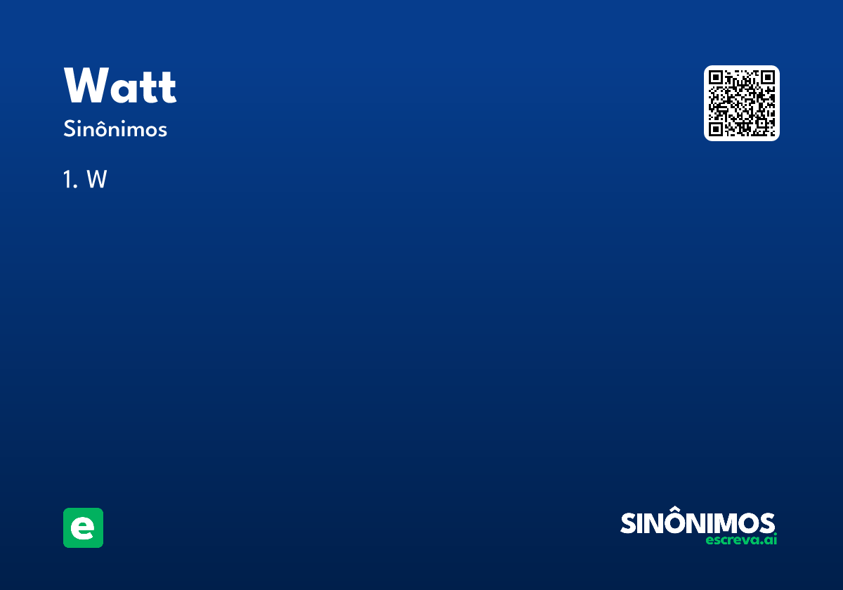 watt