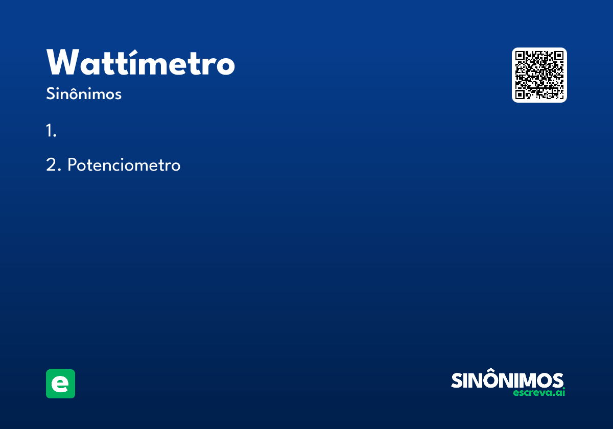 wattímetro