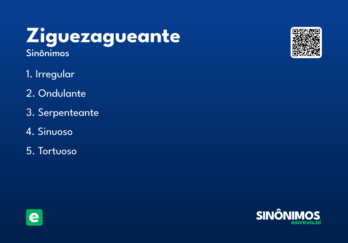 ziguezagueante